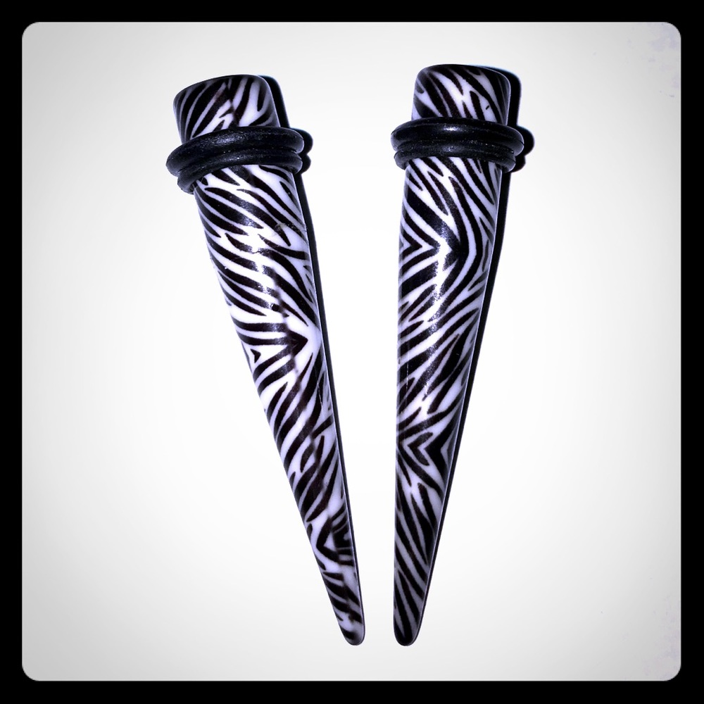 0g Zebra Stripe Tapers